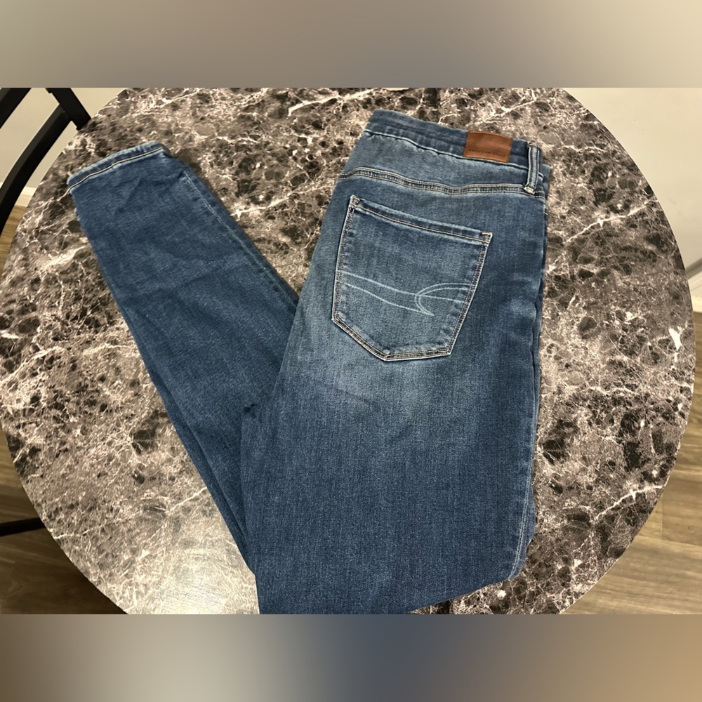 American Eagle Outfitters Blue Straight Jeans
